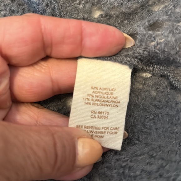 Free People Hearth & Home Gray Sweater Tunic - Picture 9 of 9